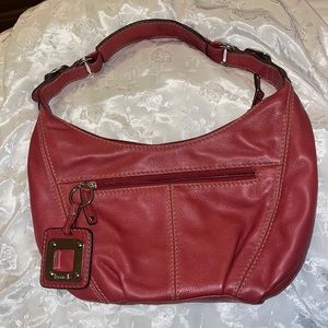 Vintage Red Tignanello Shoulder Bag